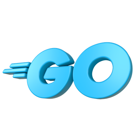 Free Go Language  3D Icon