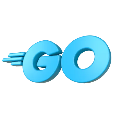 Free Go Language  3D Icon