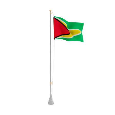 Free Guyane  3D Flag