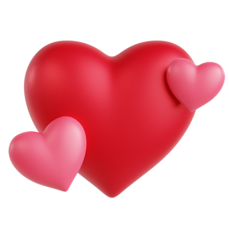 Free Hearts Ornament  3D Icon