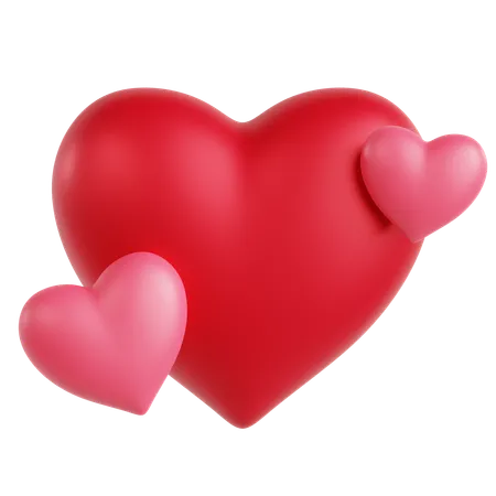 Free Hearts Ornament  3D Icon