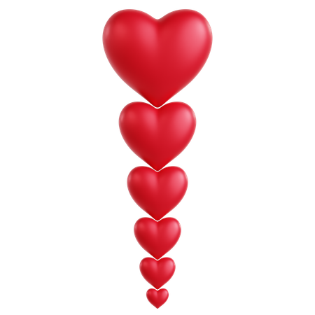 Free Hearts Ornament  3D Icon