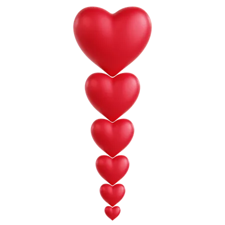 Free Hearts Ornament  3D Icon