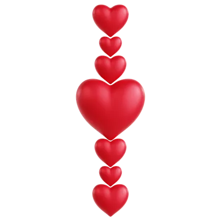 Free Hearts Ornament  3D Icon