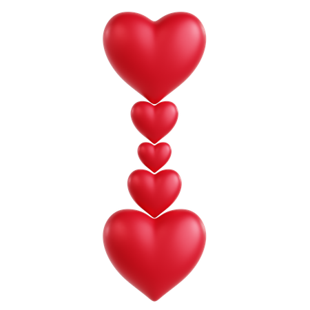 Free Hearts Ornament  3D Icon