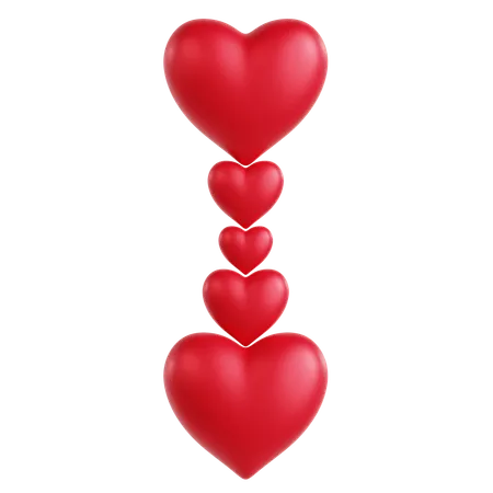 Free Hearts Ornament  3D Icon