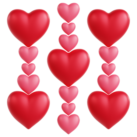 Free Hearts Ornament  3D Icon