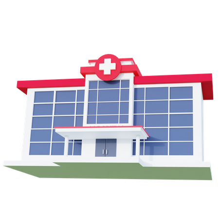 Free Hôpital  3D Icon