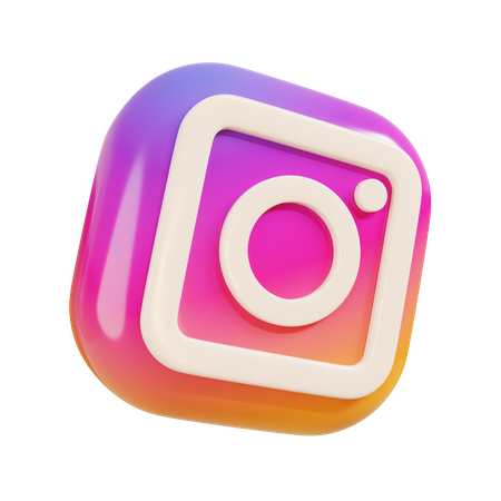 Free Instagram  3D Logo