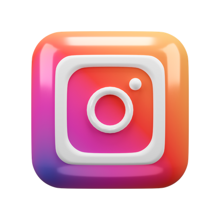 Free Instagram  3D Logo