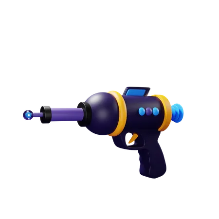 Free Laser Gun  3D Illustration