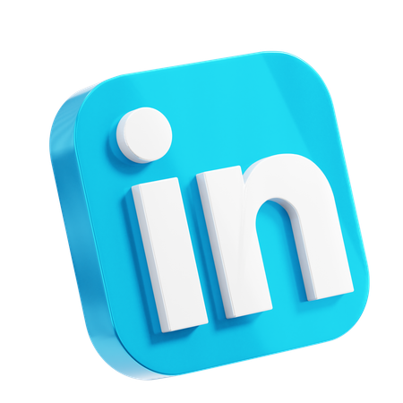 Free Linkedin  3D Icon