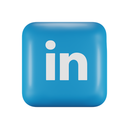 Free LinkedIn  3D Logo