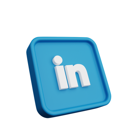 Free LinkedIn  3D Logo