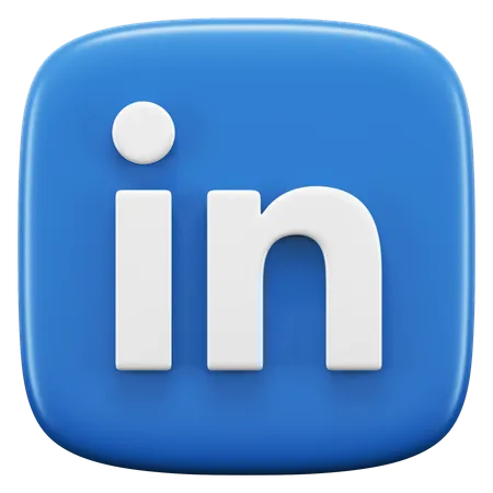 Free Linkedin  3D Icon