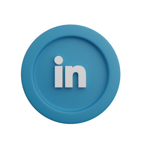 Free Logotipo do LinkedIn  3D Logo