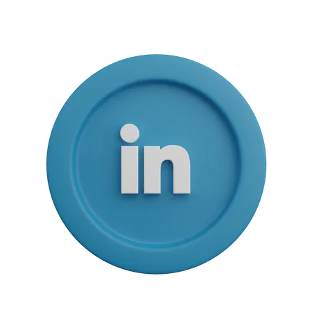 Free Logotipo do LinkedIn  3D Logo