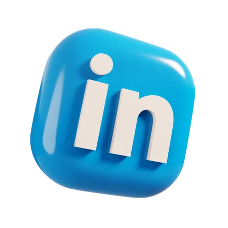 Free Logotipo do LinkedIn  3D Logo