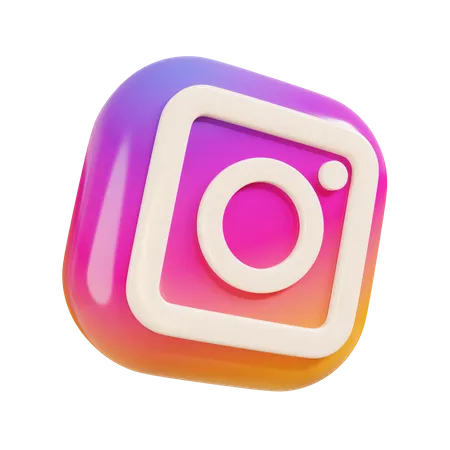 Free Logo instagram  3D Logo