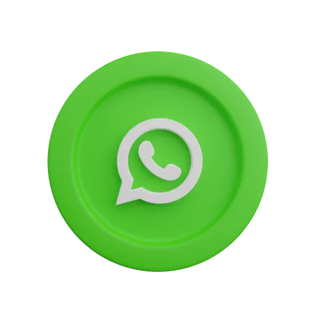 Free Logotipo de whatsapp  3D Logo