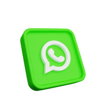 Free Logotipo de whatsapp  3D Logo