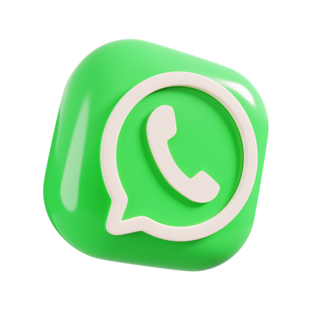 Free Logo WhatsApp  3D Logo