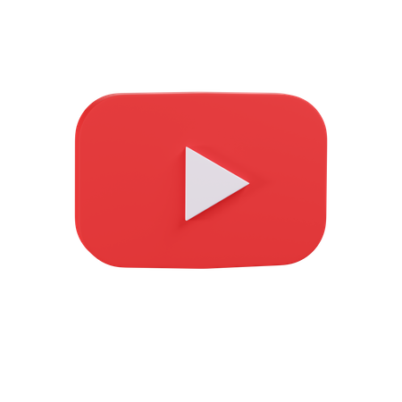 Free Logotipo de youtube  3D Icon