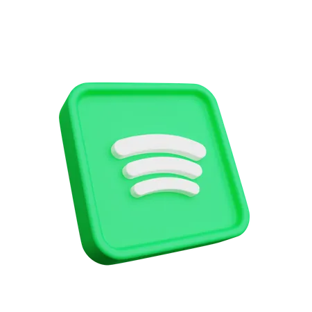 Free Logotipo do spotify  3D Logo