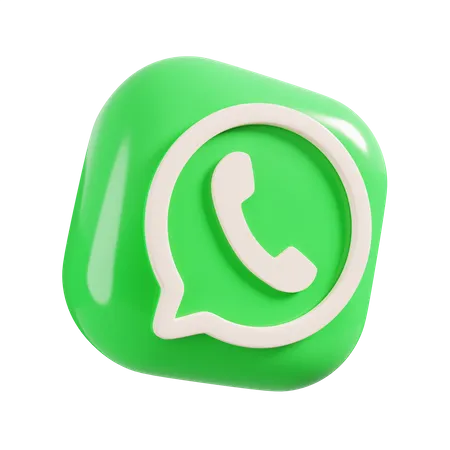 Free Logotipo do WhatsApp  3D Logo