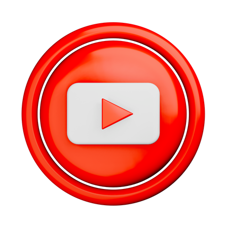 Free Logotipo do Youtube  3D Icon