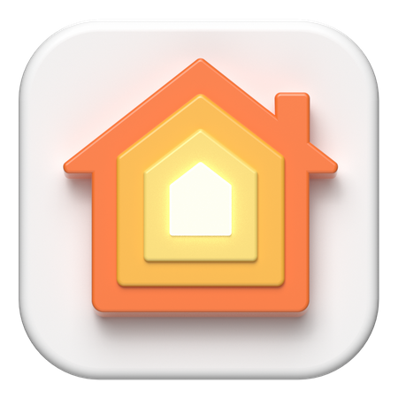 Free MacOS Home  3D Logo