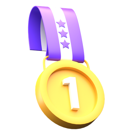 Free Medalha de primeiro lugar  3D Illustration