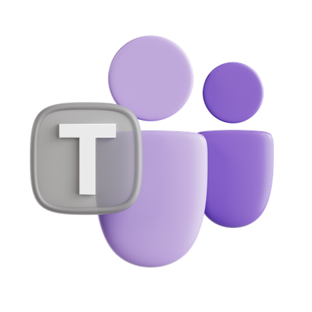 Free Microsoft Teams  3D Icon