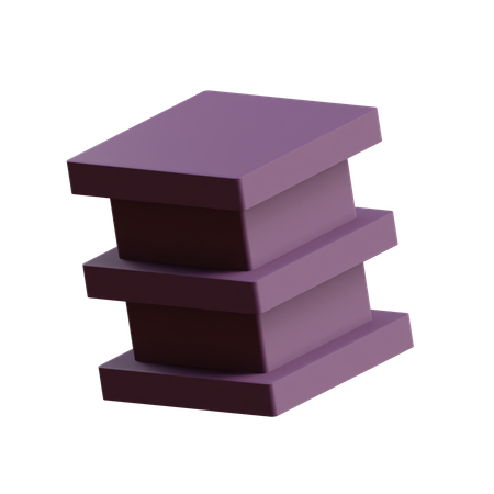 Free Mini Cuboidal Tower  3D Icon