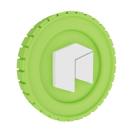 Free Neo coin  3D Illustration