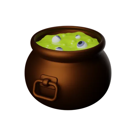 Free Olla de bruja  3D Icon