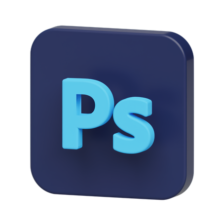 Free Logotipo do photoshop  3D Logo