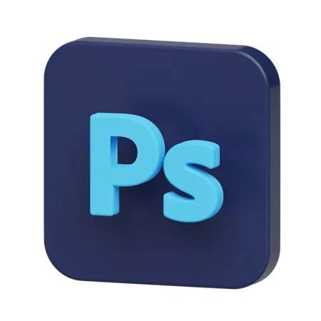 Free Logotipo do photoshop  3D Logo