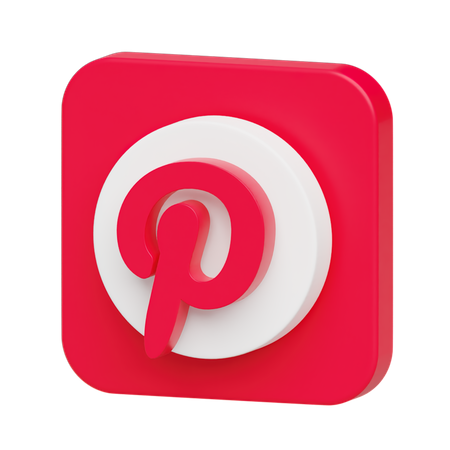 Free Logotipo do Pinterest  3D Logo