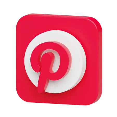 Free Logotipo do Pinterest  3D Logo