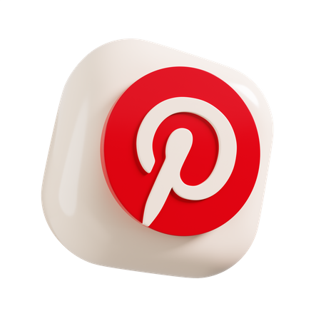 Free Logotipo do Pinterest  3D Logo