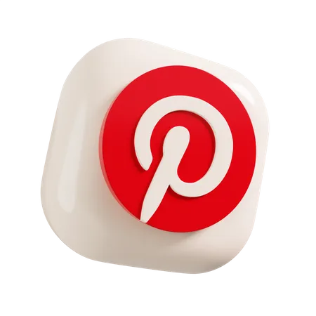 Free Logotipo do Pinterest  3D Logo