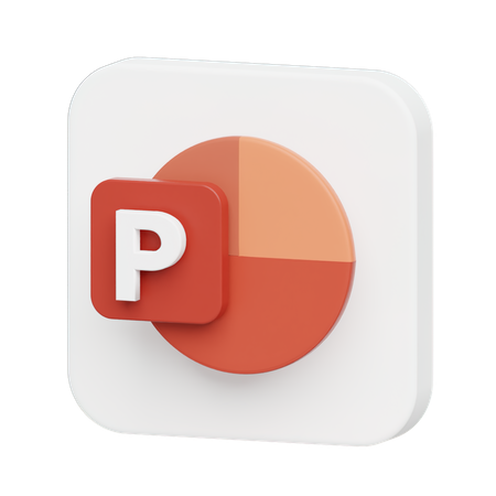 Free Logotipo do PowerPoint  3D Logo