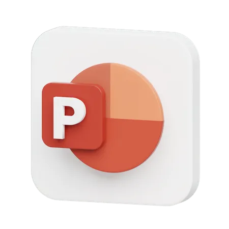 Free Logotipo do PowerPoint  3D Logo