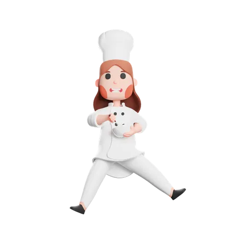 Free Professional Chef  3D Illustration