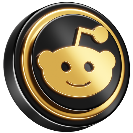 Free Reddit  3D Icon