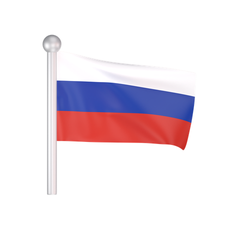 Free Russland-Flagge  3D Icon