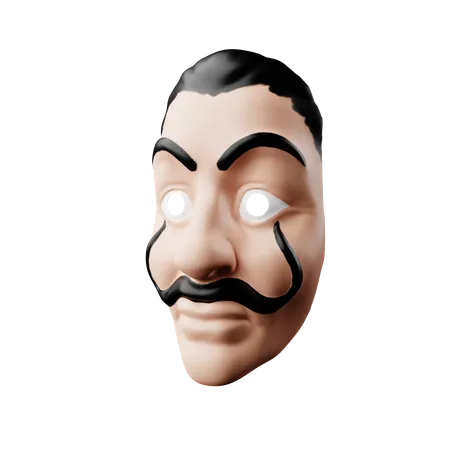 Free Salvador-Dali-Maske  3D Illustration