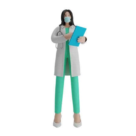 Free Doctora  3D Illustration