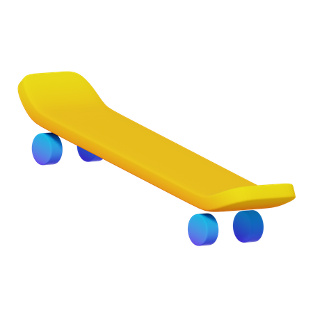 Free Skateboard  3D Illustration